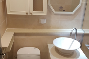 수원 매탄동 이편한세상 아파트: 화이트 & 해링본 마루로 완성한 럭셔리 인테리어