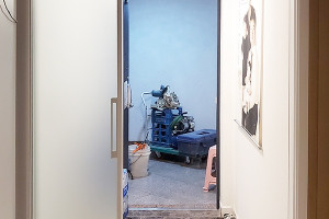 성남 위례힐스테이트의 변신: 슬림 3연동 중문 설치로 완성하는 세련된 인테리어