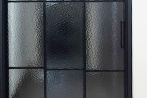 분당 수내동의 세련된 거실, 초슬림 3연동 중문과 망입금사유리로 완성된 모던 공간!