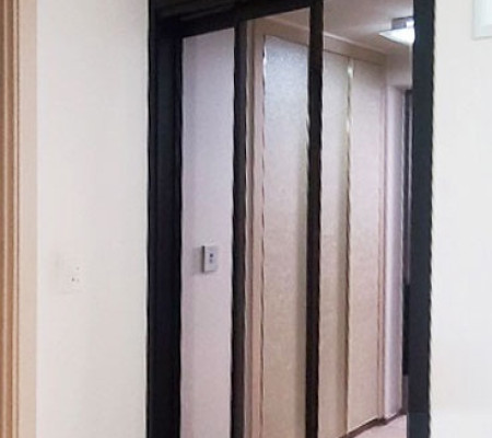 서초구 반포자이, 블랙 브론즈 강화유리 중문으로 초슬림 스타일 완성!